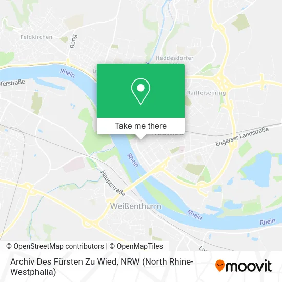 Карта Archiv Des Fürsten Zu Wied