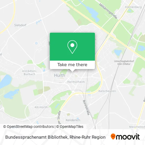 Карта Bundessprachenamt Bibliothek