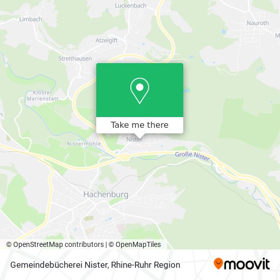 Gemeindebücherei Nister map