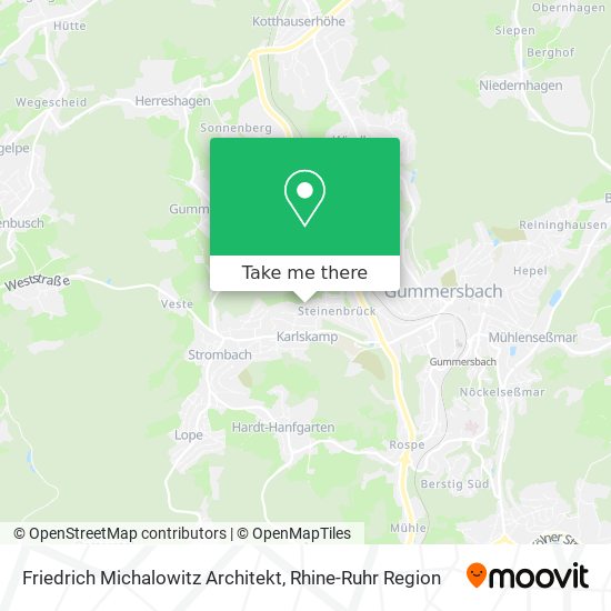 Friedrich Michalowitz Architekt map