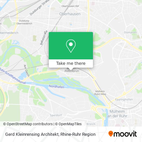 Gerd Kleinrensing Architekt map
