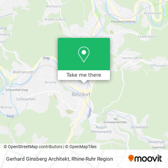 Gerhard Ginsberg Architekt map