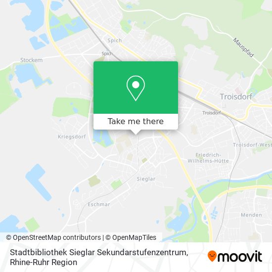 Stadtbibliothek Sieglar Sekundarstufenzentrum map