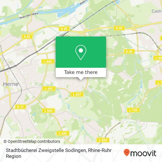 Stadtbücherei Zweigstelle Sodingen map