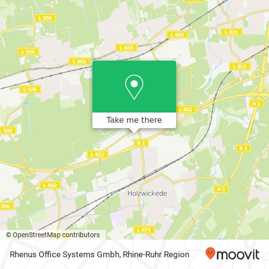 Карта Rhenus Office Systems Gmbh
