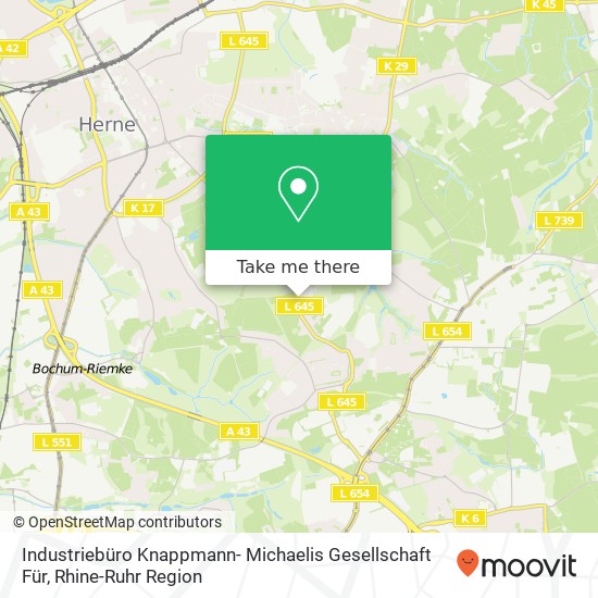 Industriebüro Knappmann- Michaelis Gesellschaft Für map