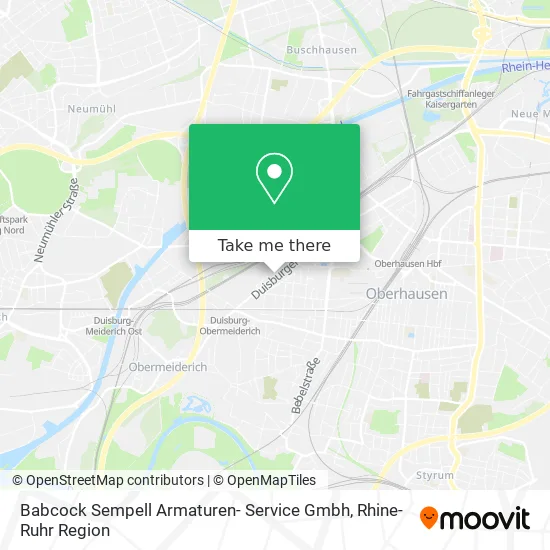 Карта Babcock Sempell Armaturen- Service Gmbh
