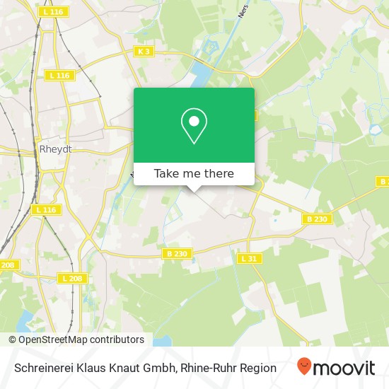 Schreinerei Klaus Knaut Gmbh map