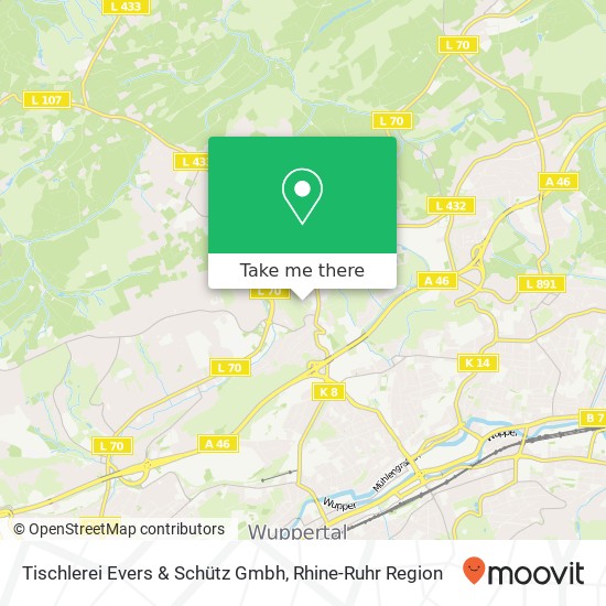 Tischlerei Evers & Schütz Gmbh map