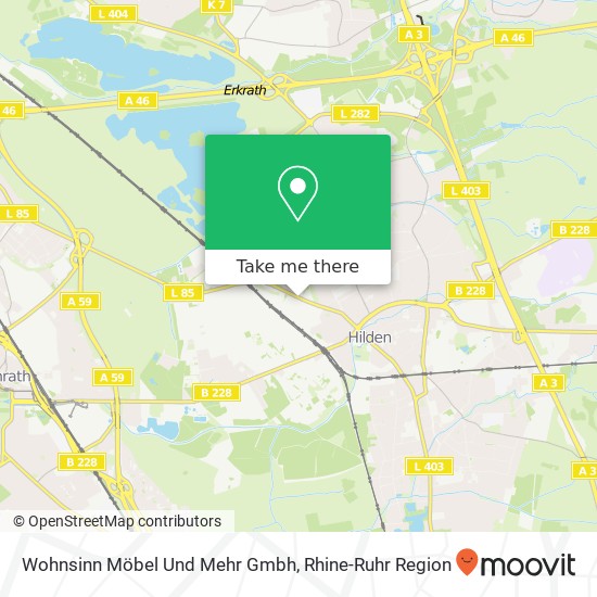 Карта Wohnsinn Möbel Und Mehr Gmbh