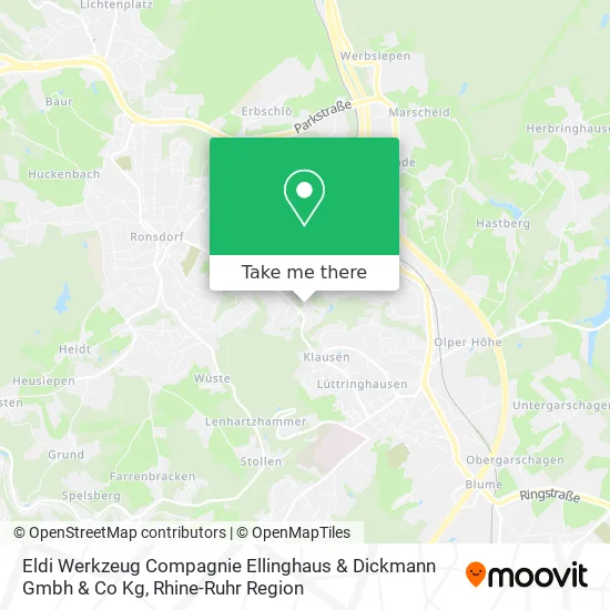 Eldi Werkzeug Compagnie Ellinghaus & Dickmann Gmbh & Co Kg map