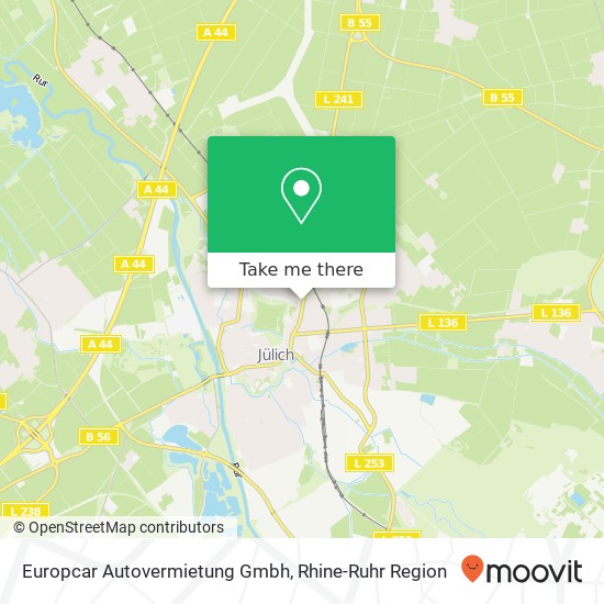 Europcar Autovermietung Gmbh map