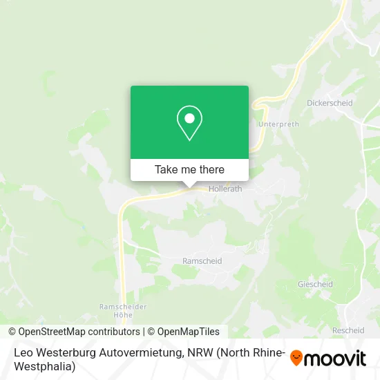 Карта Leo Westerburg Autovermietung