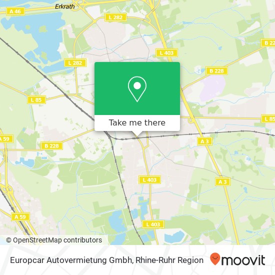 Карта Europcar Autovermietung Gmbh