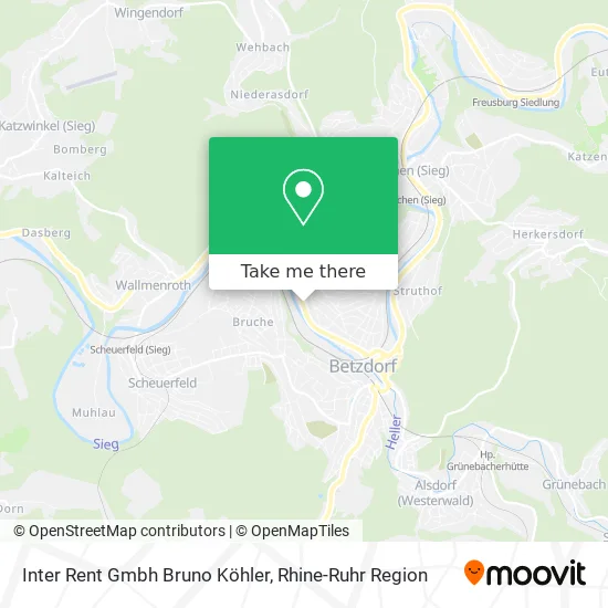 Inter Rent Gmbh Bruno Köhler map