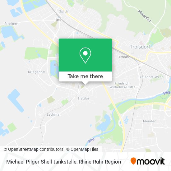Michael Pilger Shell-tankstelle map