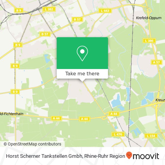 Карта Horst Scherner Tankstellen Gmbh