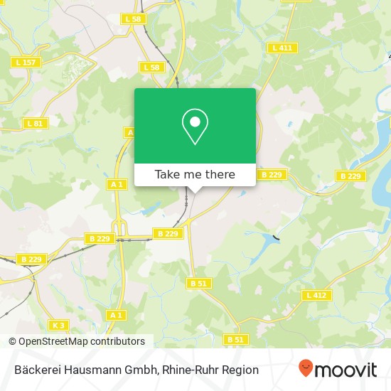 Bäckerei Hausmann Gmbh map