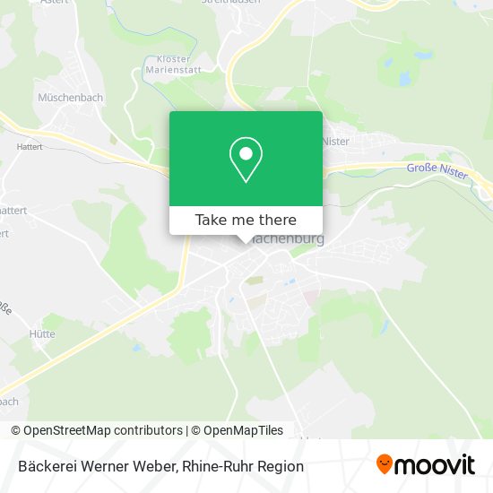 Bäckerei Werner Weber map