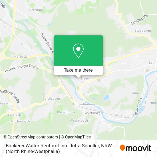 Карта Bäckerei Walter Renfordt Inh. Jutta Schüller