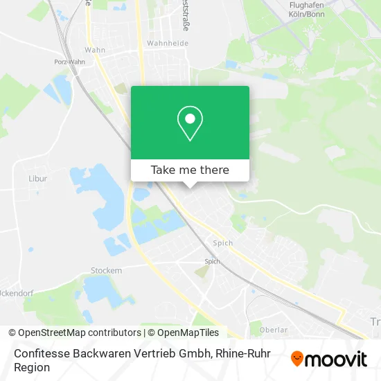 Карта Confitesse Backwaren Vertrieb Gmbh