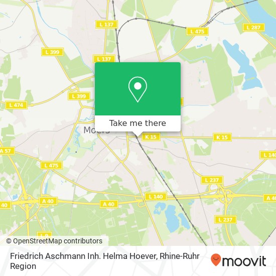 Friedrich Aschmann Inh. Helma Hoever map