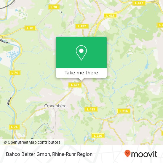 Bahco Belzer Gmbh map