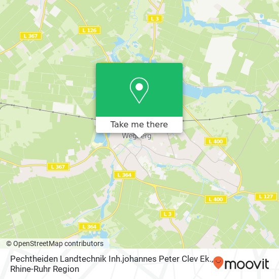 Pechtheiden Landtechnik Inh.johannes Peter Clev Ek. map