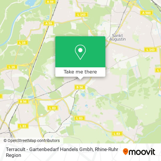 Terracult - Gartenbedarf Handels Gmbh map