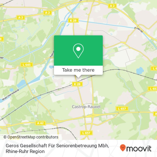 Geros Gesellschaft Für Seniorenbetreuung Mbh map