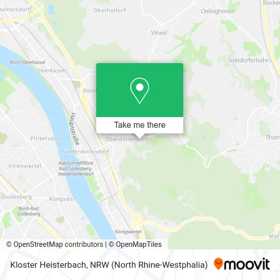 Kloster Heisterbach map