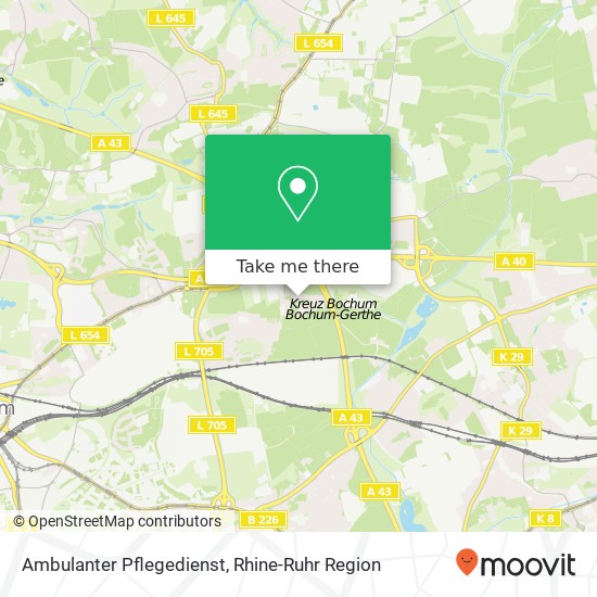 Ambulanter Pflegedienst map