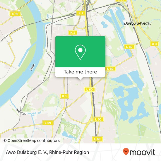 Awo Duisburg E. V. map