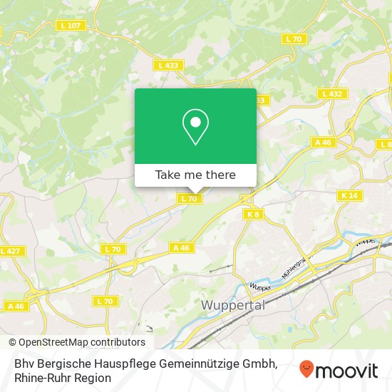 Bhv Bergische Hauspflege Gemeinnützige Gmbh map