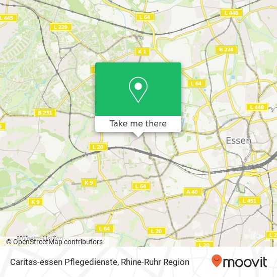 Карта Caritas-essen Pflegedienste