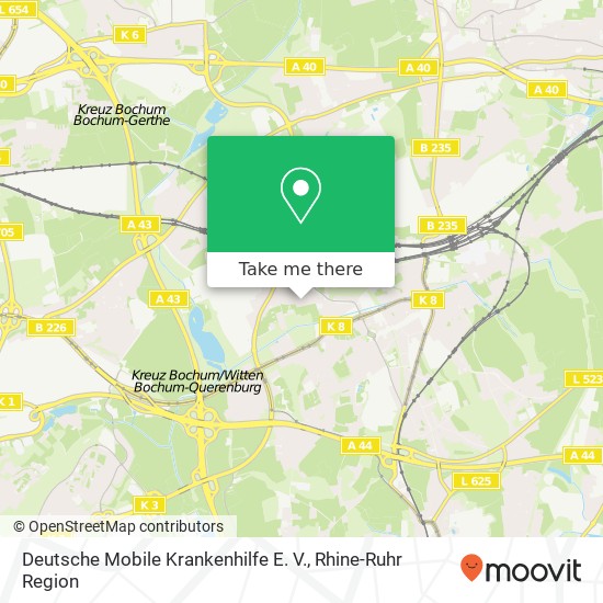 Deutsche Mobile Krankenhilfe E. V. map