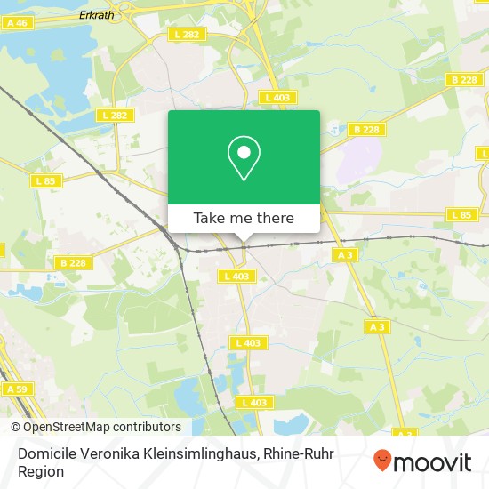 Domicile Veronika Kleinsimlinghaus map