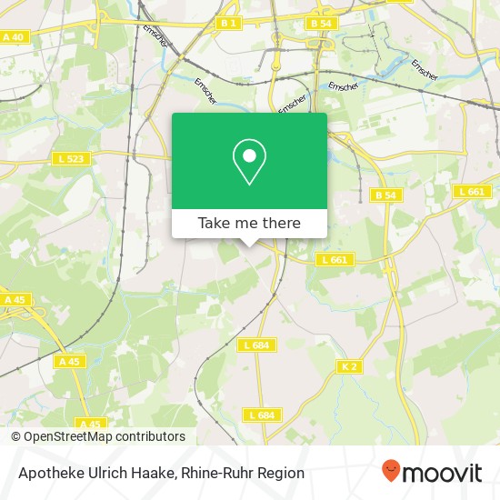 Apotheke Ulrich Haake map