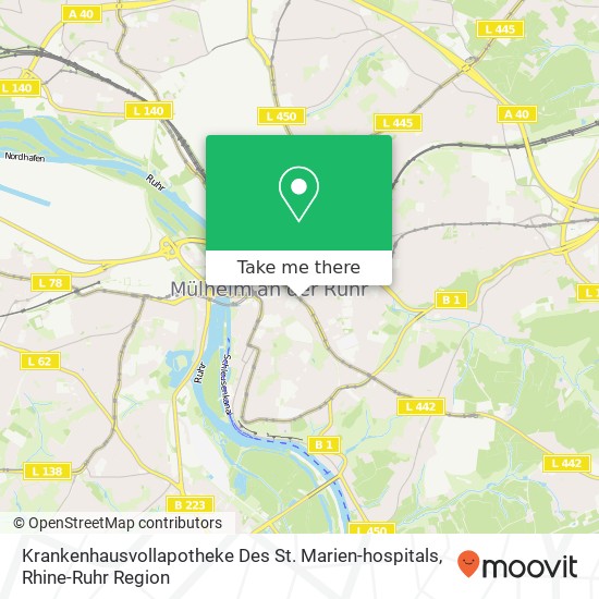 Krankenhausvollapotheke Des St. Marien-hospitals map