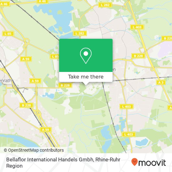 Bellaflor International Handels Gmbh map