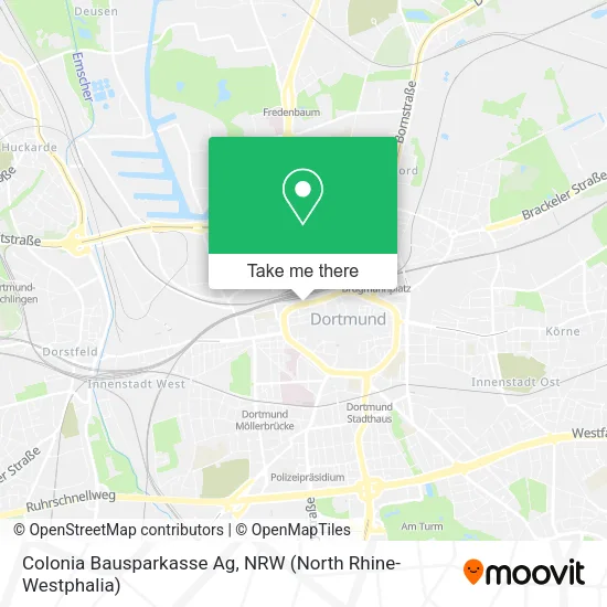 Карта Colonia Bausparkasse Ag