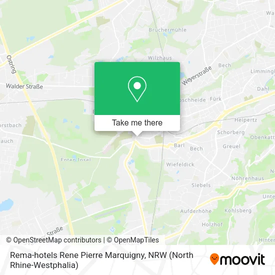 Rema-hotels Rene Pierre Marquigny map