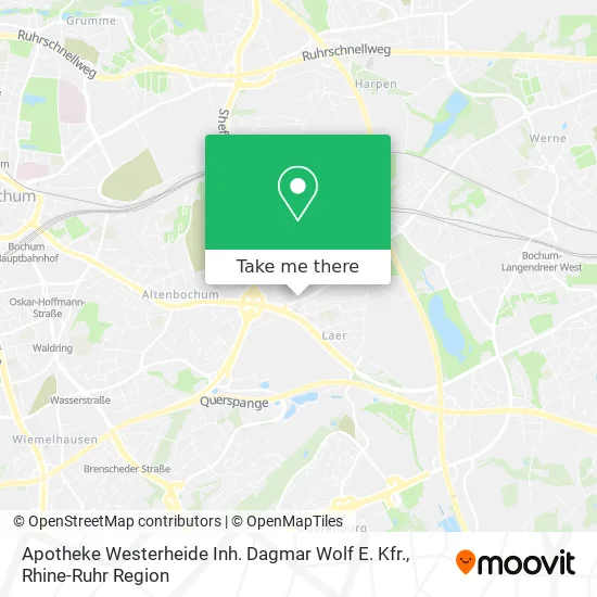 Карта Apotheke Westerheide Inh. Dagmar Wolf E. Kfr.