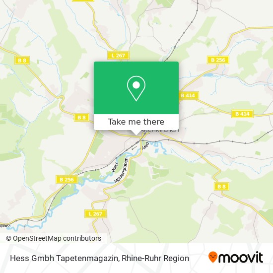 Hess Gmbh Tapetenmagazin map