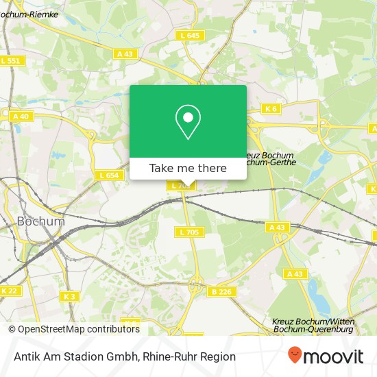 Antik Am Stadion Gmbh map