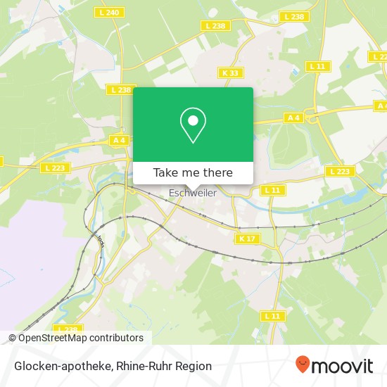 Glocken-apotheke map