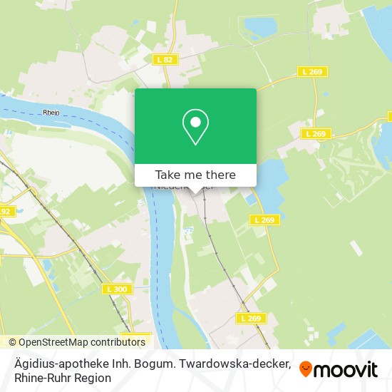 Ägidius-apotheke Inh. Bogum. Twardowska-decker map