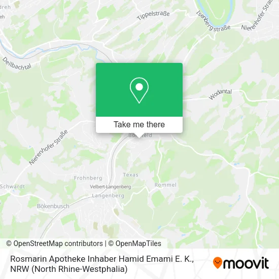 Карта Rosmarin Apotheke Inhaber Hamid Emami E. K.