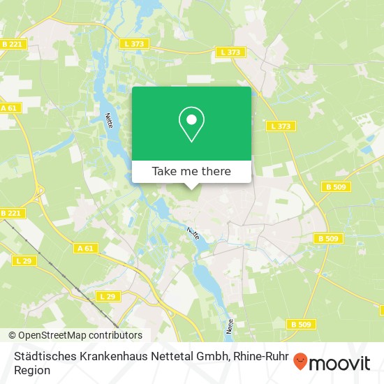 Städtisches Krankenhaus Nettetal Gmbh map