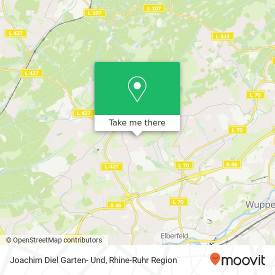 Joachim Diel Garten- Und map